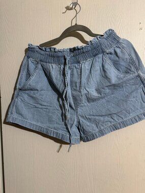 Wilder Drawstring Denim Shorts